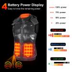 Unisex Winter 4 9 11 Zone Heating Gilet Waistcoat Thermal 3 Ajustable Temperatur
