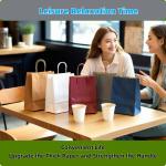 Luxury Brown Kraft Paper Bags Valentine's Day Limited Edition Custom Gift Bags
