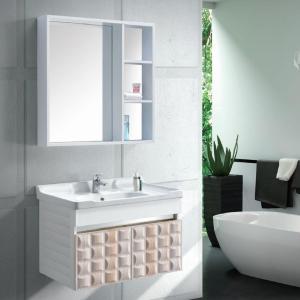 China Modern Alunimun Bathroom Vanity/ all aluminum bathroom cabinet/Mirror Cabinet /DB-8146A,800X450mm factory