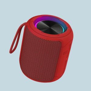 China IPX7 Rated Waterproof LED Light Bluetooth Speaker 9.4X9X11cm factory