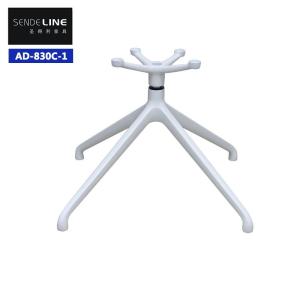 China Modern Ergonomic Office Chair Metal Base Sturdy White Die cast Aluminum Tilt Base factory