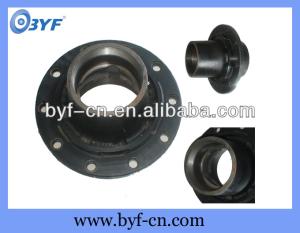 China 150*150 American Type 16T Trailer Axle Beam Spare Part with 10-M22*1.5 Studs and 420*220mm Brake factory