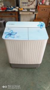 China Large Inner Tub Household Twin Load Washing Machine For Apartment PP Body factory