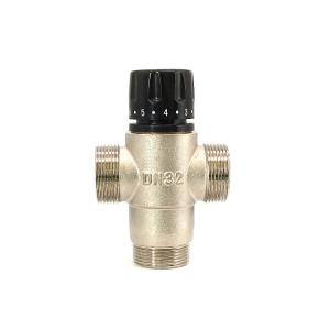China DN32 DN40 Brass Water Thermostatic Mixing Valve,3 Way Thermostatic Mixing Valve Thermostatic Shower Mixer Valve factory