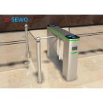 Gym 3 Arm Turnstile Security Drop Arm Turnstile With Fingerprint Rfid Card