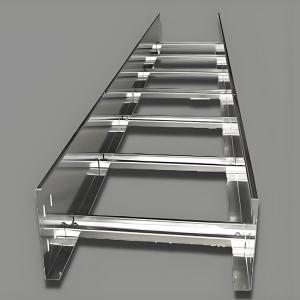 China Outdoor Indoor Ladder Rack Cable Tray Galvanized with Ventilation Functionality factory