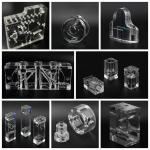 PMMA Custom Machined Parts Black Color High Precision For Plastic Industry
