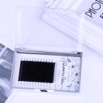 0.03mm One Second Camellia Natural Looking Eyelash Extensions Black Color