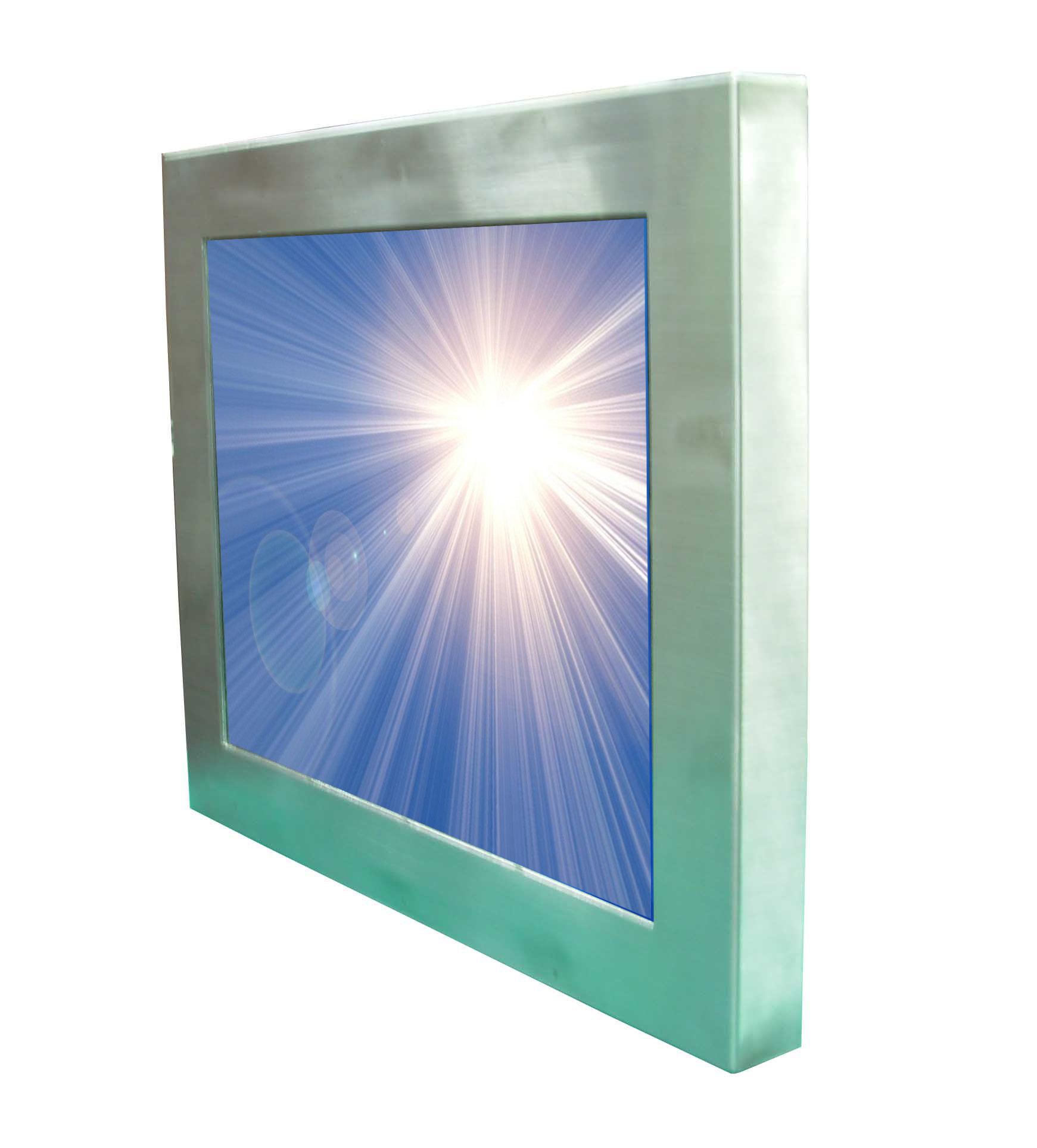 17" High Reliability Rugged All In One PC Sunlight Readable DC12V 34 Watt Power