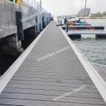 Aluminum Alloy Dock Marina Float Floating Pontoon Marine Floating Docks