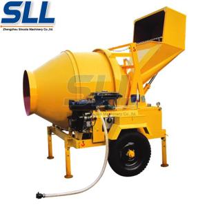 China Drum Rotated Portable Concrete Mixing Equipment Self - Falling Type 5.5kw factory