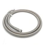 Stainless Steel Braided 8AN 3/8" Corrugated PTFE Hose