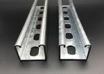 Hot Dip Galvanized Metal C Strut Channel Slotted Plain