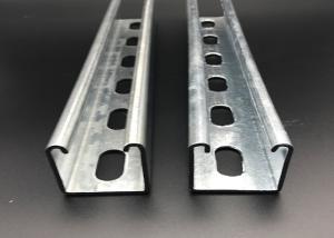 China C Profile Electrical Galvanized 1 58 Slotted Solid Unistrut Strut Channel factory