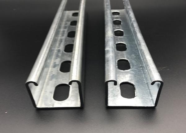 High Strength Strut Rail 41x41 41x21 Slotted Plain Hot Dip Galvanized Unistrut