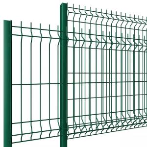 China Curvy 3d Wire Mesh Fence Galvanized Welded Triangle Pvc Coated factory