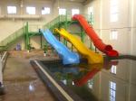 2m Height Fiberglass Kids' Water Slides , Parent - Child Water Park Equipment