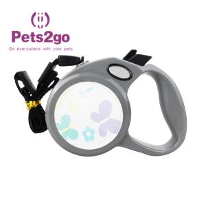 China Size M ABS Plastic 350G Retractable Pet Leash factory