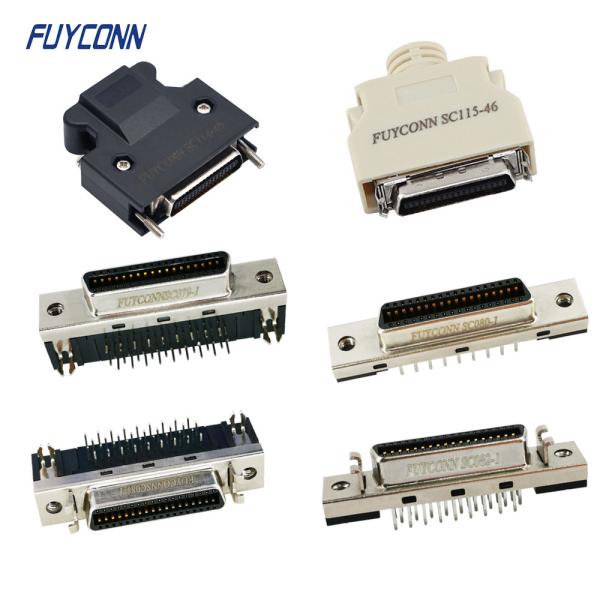 China 36pin SCSI Servo Connector PCB Solder Cup IDC Crimp 1.27mm Connector Supplier factory