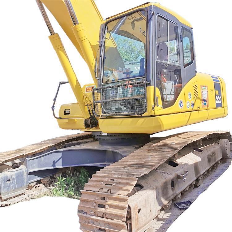 20ton Used KOMATSU Crawler Excavator PC220 PC210 PC200 with 0.8m3 Bucket Capacity