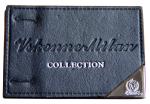 Mixed Colors Embossed logo Grain leather patches for clothes