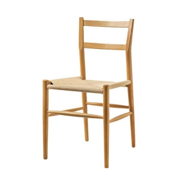 Sturdy Wood Dining Chair with Woven Cord Cushion The Perfect Addition to Your