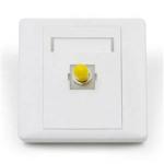 4 Cores Fiber Optic Plate 86*86mm , ABS SC Fiber Wall Plate For Multi Floor
