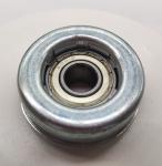 Customized 28mm Stamped Flange Mount Ball Bearing 60x56x12 6001ZZ For Conveyor