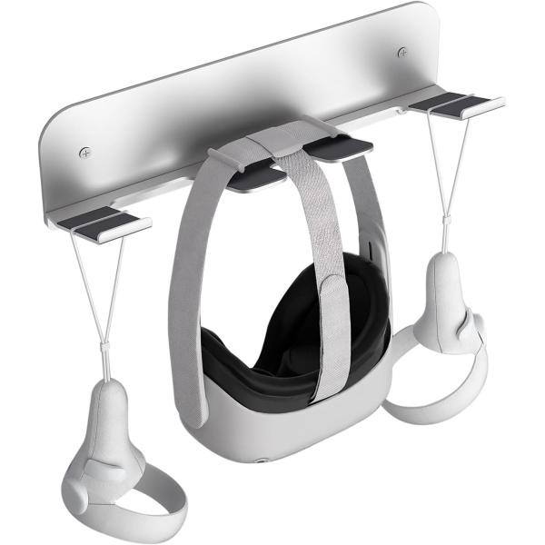 China Hanging Wall Mounted Shelves VR Wall Mount Storage Holder VR Headset Stand for Oculus Quest 2 / Rift-S/Vive Pro factory