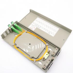 China 12 Port Fiber Optic Patch Panel Rack Mount Fiber Optic Terminal Box factory