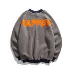 Mens Plain Oversized Crewneck Sweatshirt , Oversized Sherpa Fleece Sweatshirt