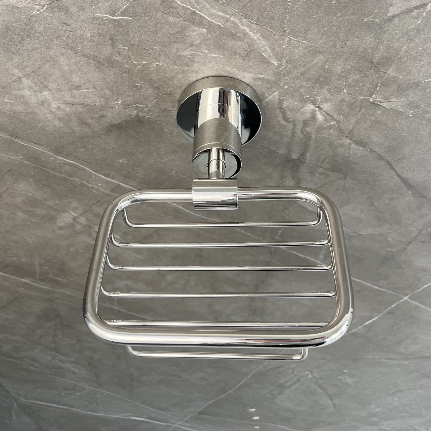 Dry And Clean Wall Mounted Soap Dish Holders Polished Gold Drain Design