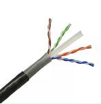Outdoor Unshielded Cat6 Lan Cable 4 Pairs Twisted Network Cable