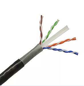 China Unshielded UL CM CMR Rated Cat6 UTP Cable PVC Jacket HDPE Insulation factory