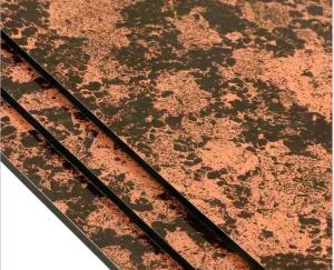 China Marble Look Waterproof Aluminum Composite Panel With Durability / Low Maintenance factory