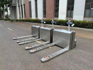 China Electric Pallet Lifter Jack Walkie Body Material OEM SUS 304 Load 2 Tons Mechanical Steering factory