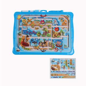 China Montessori Magnetic Puzzle Maze Learning Toys With Pen Ocean Beach Eco EVA Plastic factory