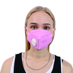 China Protective Anti Virus Particulate Respirator Mask With Valve 9600V KN95 KN90 factory