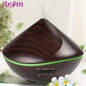 China Sand Dune Shape 500ml Wood Grain Aromatherapy Diffuser factory