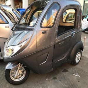 China 3 Wheel 60V 32Ah Electric Passenger Closed Tricycles factory