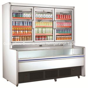 Beverage Display Combination Freezer Showcase -18 Degree With CE / ROHS