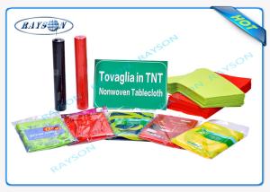 China Eco - friendly Red Green Non Woven Cloth One Time Use for Dining Tables factory