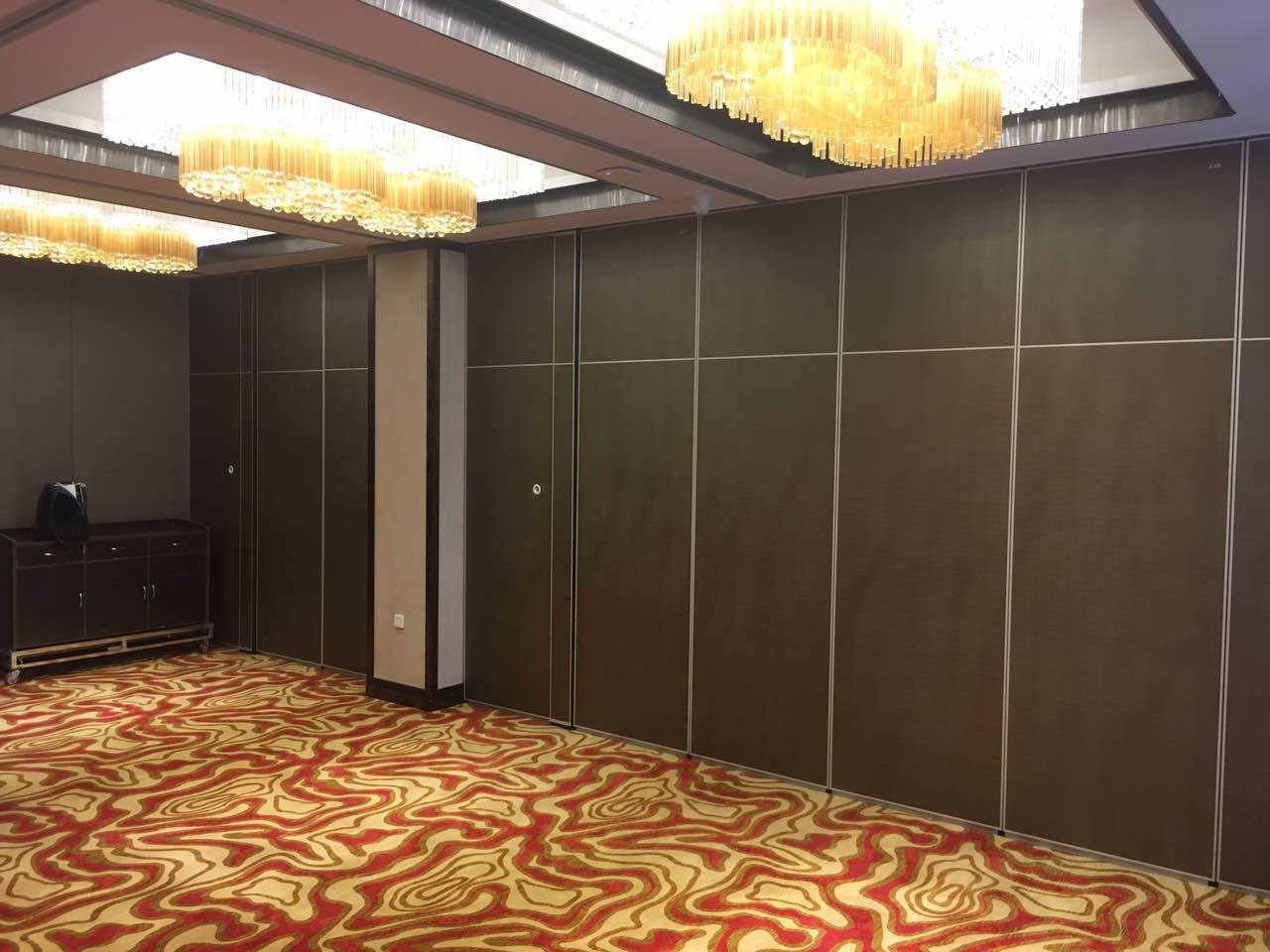 Library School Sliding Folding Partition Walls Soundproof Aluminum Alloy Profile