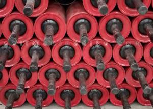 China Dia 219mm Carbon Steel Nylon Belt Conveyor Roller Arc Welding factory