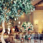 Artificial Plants Green Eucalyptus Tree For Mall Hotel Decoration