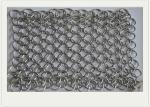 6*8 Stainless Steel Chainmail Scrubber / Cast Iron Chain Cleaner Non - Toxic