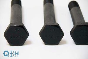 China BS1282 Black Heavy M12 X 20mm Hex Head Bolt factory