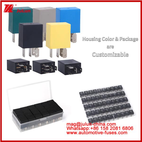 24V 30A Max Switching Current Car Relay For Electronic Equipment Control