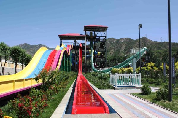Commercial water slides for children , Outdoor Playground Equipment for Water