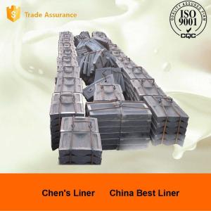 China Wear Resistant Ball Mill Liners With Air Quenching Heat-Treatment factory